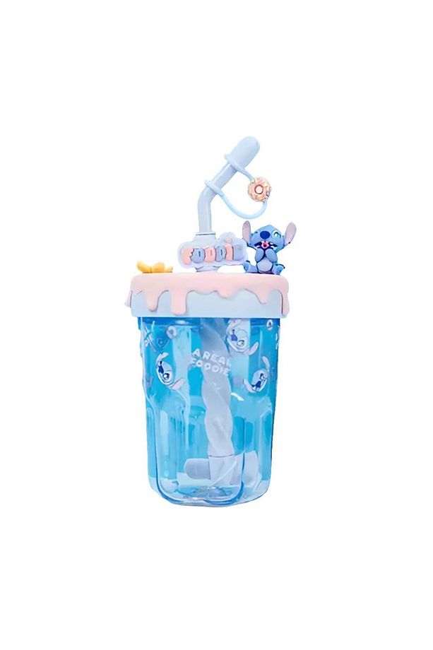Disney Lilo&Stitch Lisanslı Parti Serisi Pipetli Plastik Şişe - 2