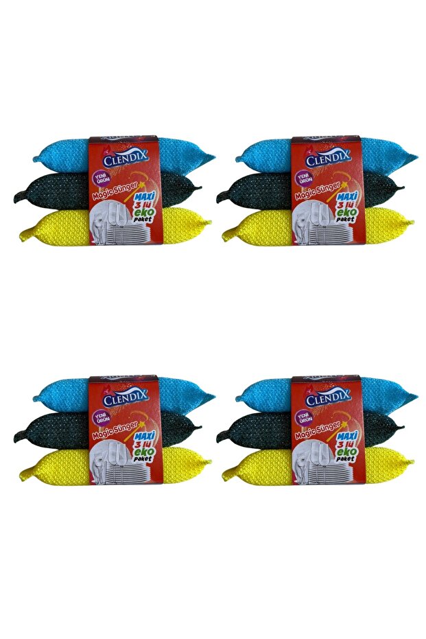 Dish Sponge 12 Pcs - 1