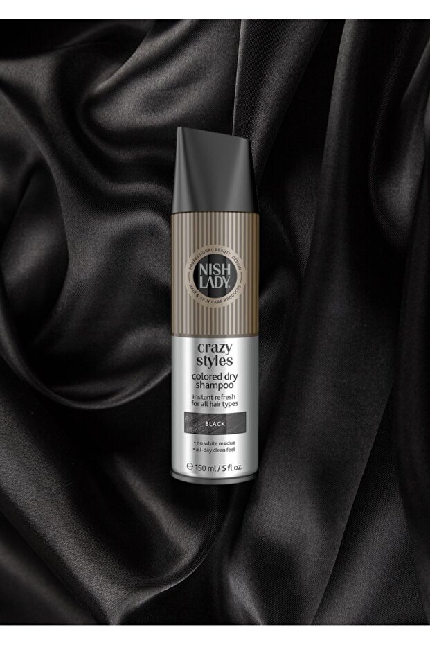 RENKLİ KURU ŞAMPUAN SİYAH RENK (150 ML) - 3