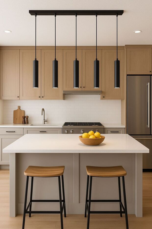 elem sıralı 5li spotlu avize - 1