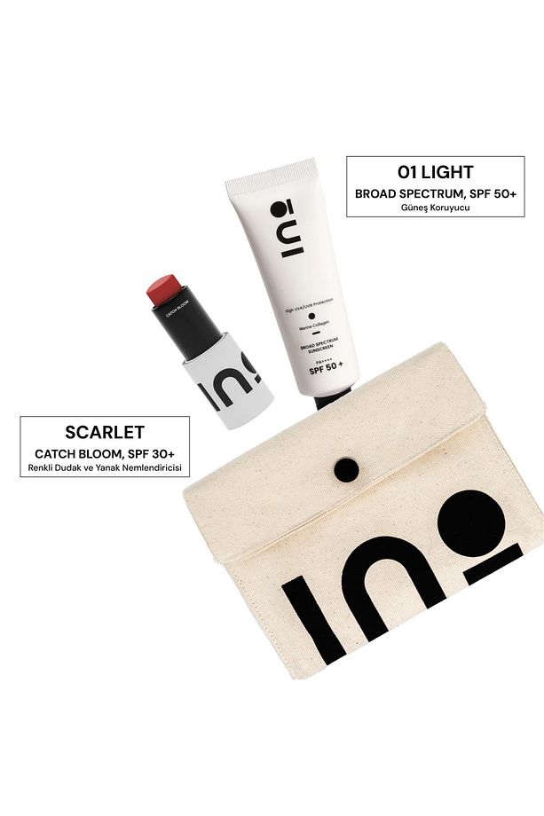 Catch Bloom Pocket Lip & Cheek Stick 4,5g + Broad Spectrum SPF50+ Sunscreen 01 LIGHT 50ml - 1