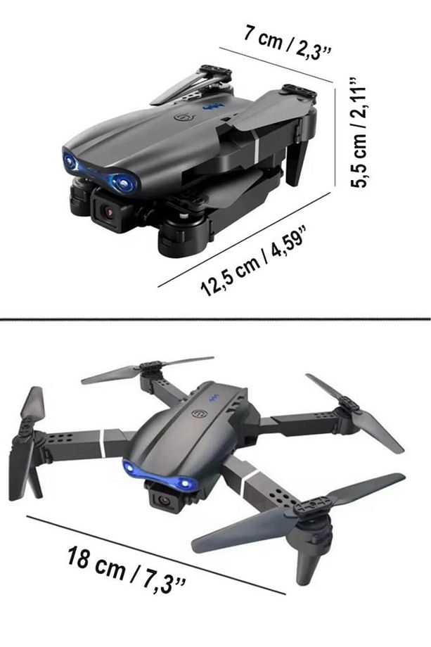 Çantalı Kameralı Katlanır Şarjlı Drone (ITEM KOD : E99) - 3