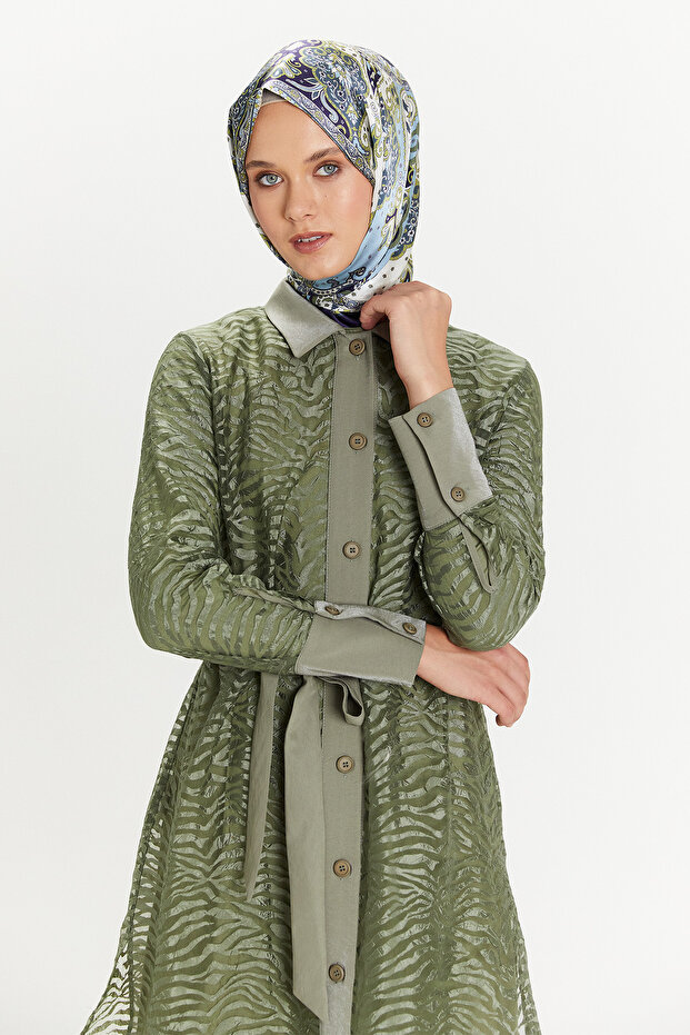 Zebra Desenli Twinset - 4