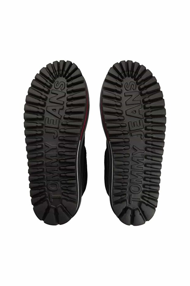 Kadın Süet Platform Tabanlı Kar Botu - Siyah - 6