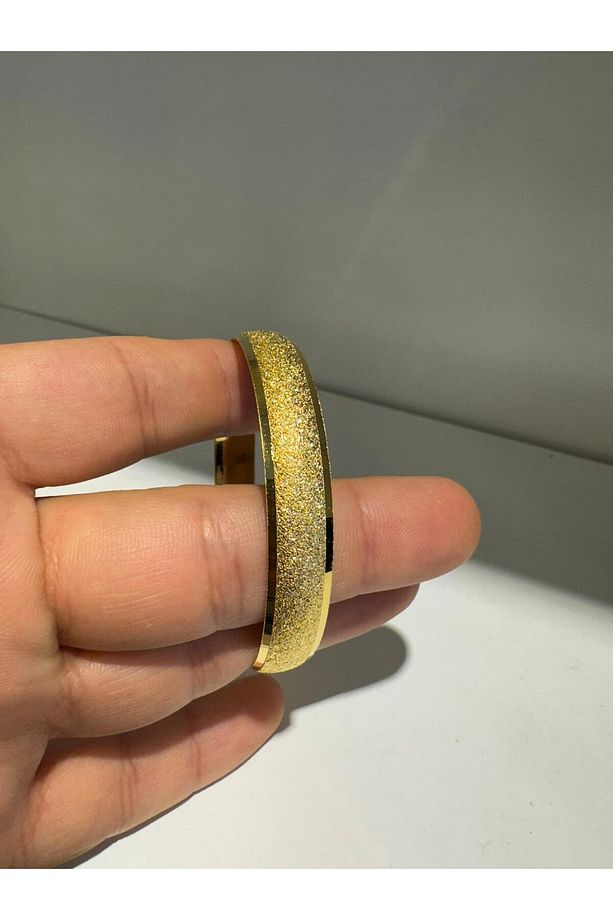 22ayar Altın Kaplama Simli Modeli 1 Cm Eninde 1 Adet - 3