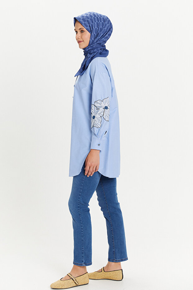 Dar Paça Denim Pantolon - 2