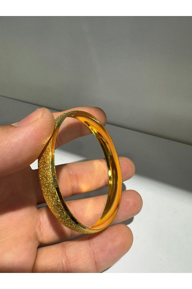 22ayar Altın Kaplama Simli Modeli 1 Cm Eninde 1 Adet - 2