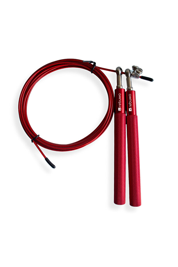 Red 3 Meters Adjustable Speed Jump Rope - 1
