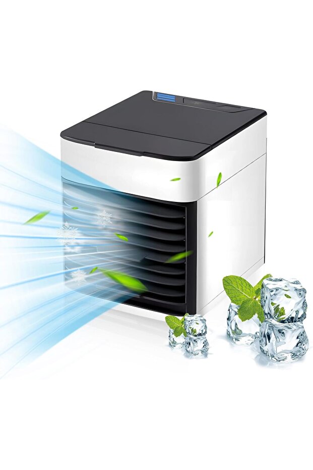 Air Conditioner, Water Cooler Fan, 4-in-1 Portable Mini Air Conditioner With 3 Sp