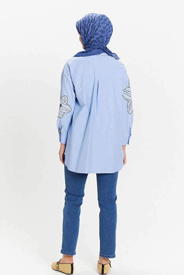 Dar Paça Denim Pantolon - 4