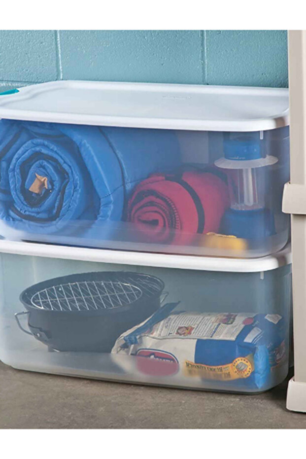 صندوق تخزين بمزلاج سعة 106 كوارت - 3