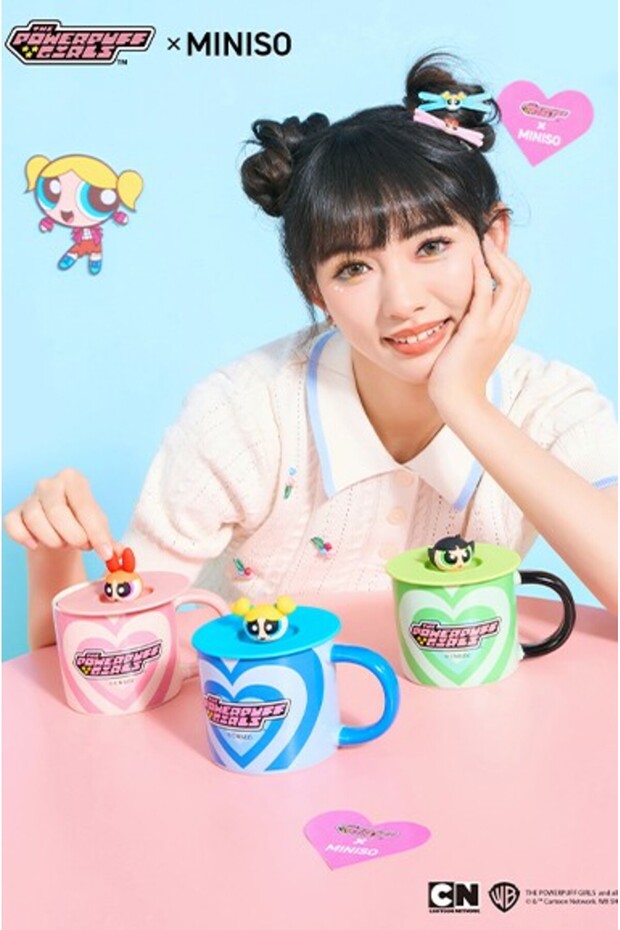 Powerpuff Girls Lisanslı Kapaklı Seramik Bardak 340mL - Buttercup - 5