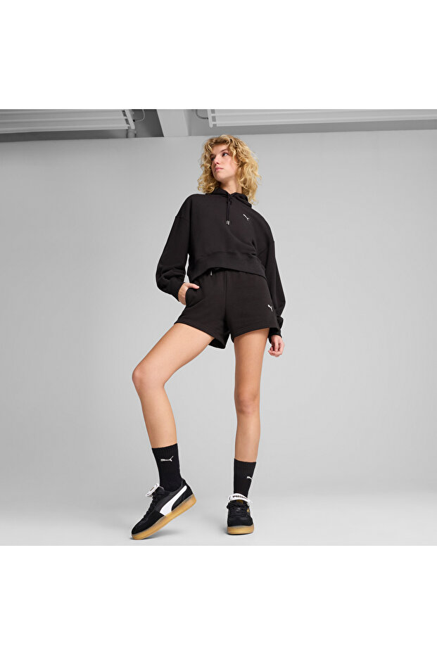 Wardrobe Essentials Relaxed Kadın Siyah Sweatshirt - 1