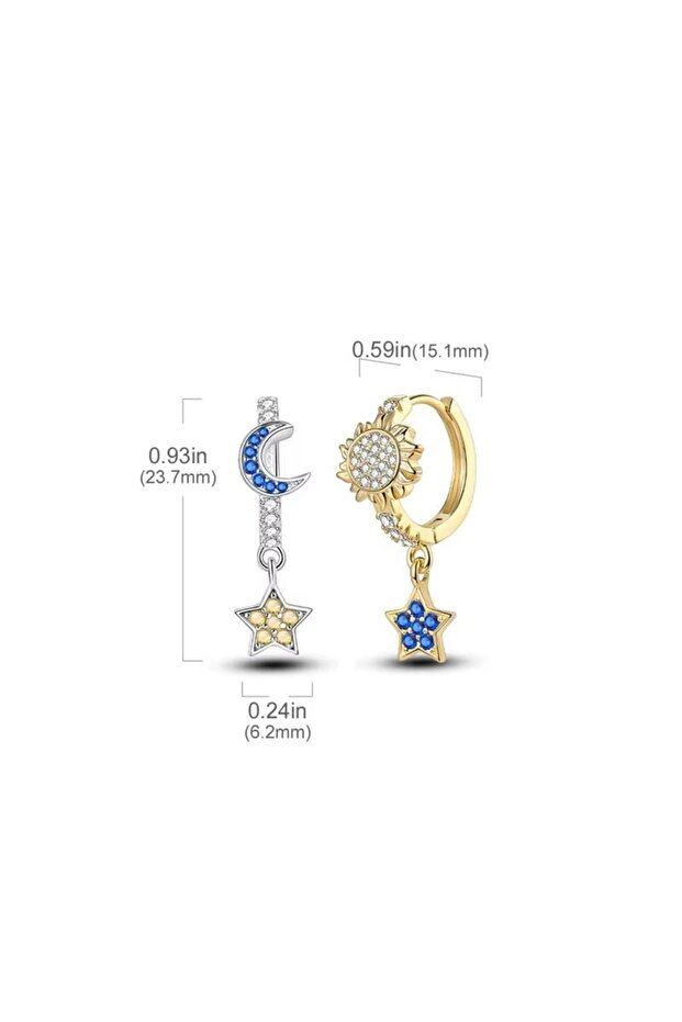 Cercei Strălucire Celestială, Argint - 3