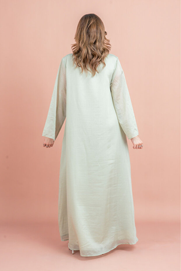 Flowy Flower Pattern Dress - 3