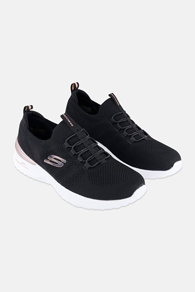 Women Skech Air Dynamight Slip On Outdoor Shoes, Black