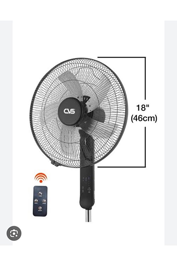 CVS Dn 91032 Uzaktan Kumandalı 18'' 110 Watt Ayaklı Vantilatör - 4