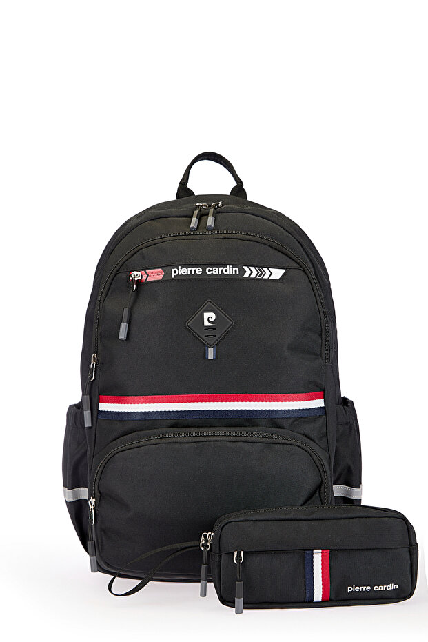 Set of 2 School Bags Unisex Children's Multi-Compartment Backpack School Bag and Pen Holder 07Pct18001