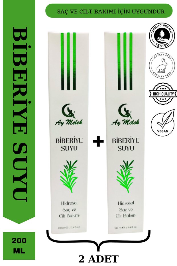 Rosemary Water (2 Pieces) Anti-Hair Loss and Hair Growth Supportive 100% Natural Hair Tonic.