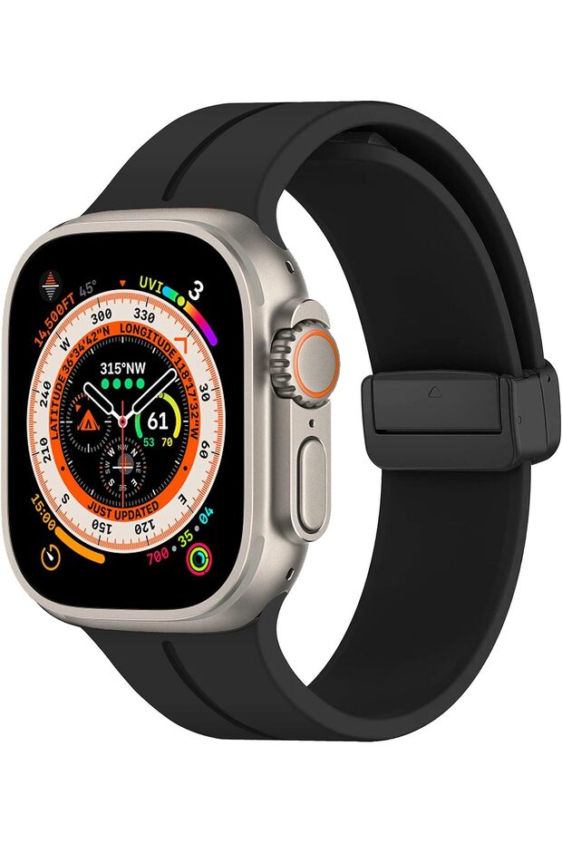 Magnetic Silicone Band for Apple Watch (42/44/45/46/49mm)