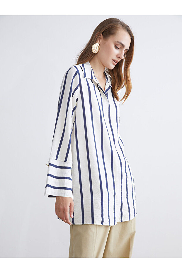 Striped Women's Shirt Tunic