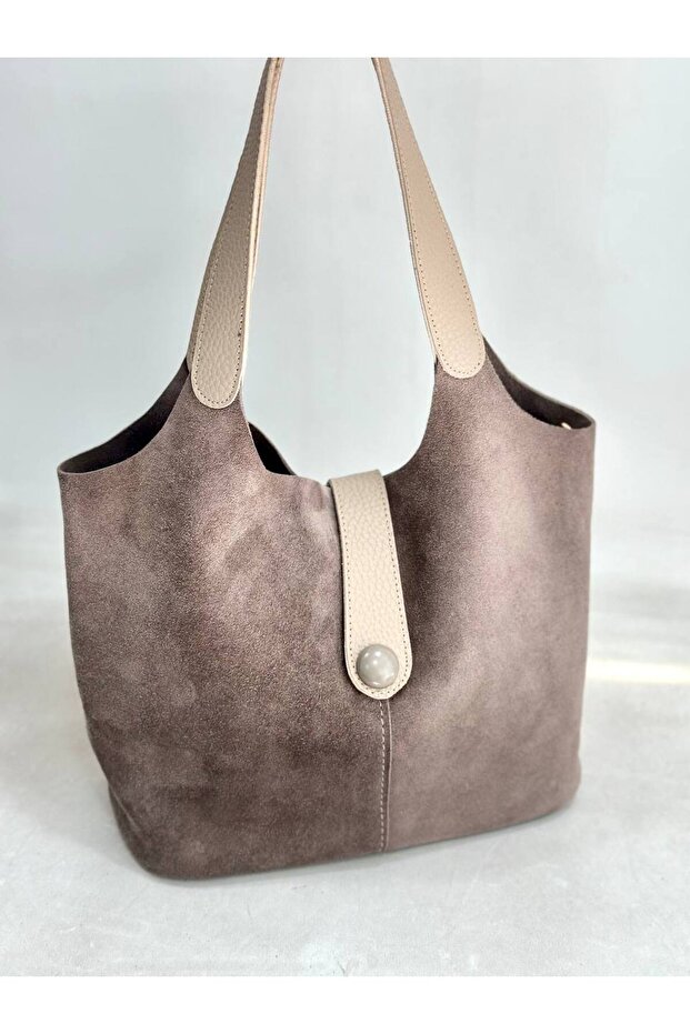Women's Bag Genuine Suede Leather Shoulder Bag