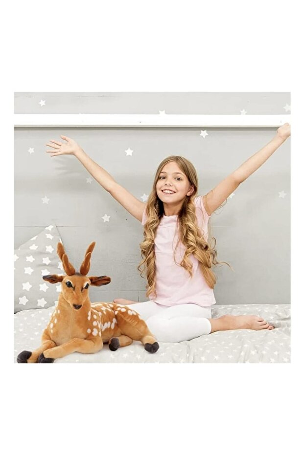 Caprioara de plus, multicolor, 70 cm - 3