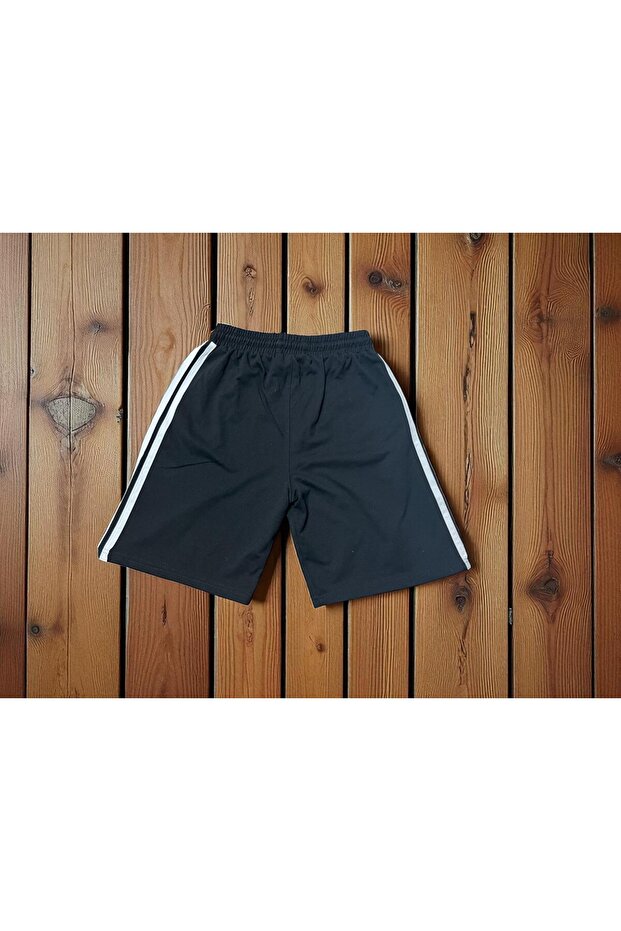 شورت أساسي مريح للصيف مخطط مزدوج - 2