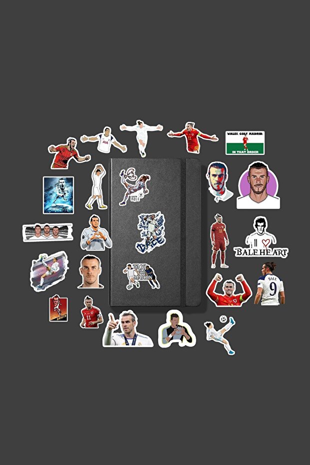 Gareth Bale Football Sticker Pack / Bullet Journal Notebook Sticker Agenda Laptop Sticker