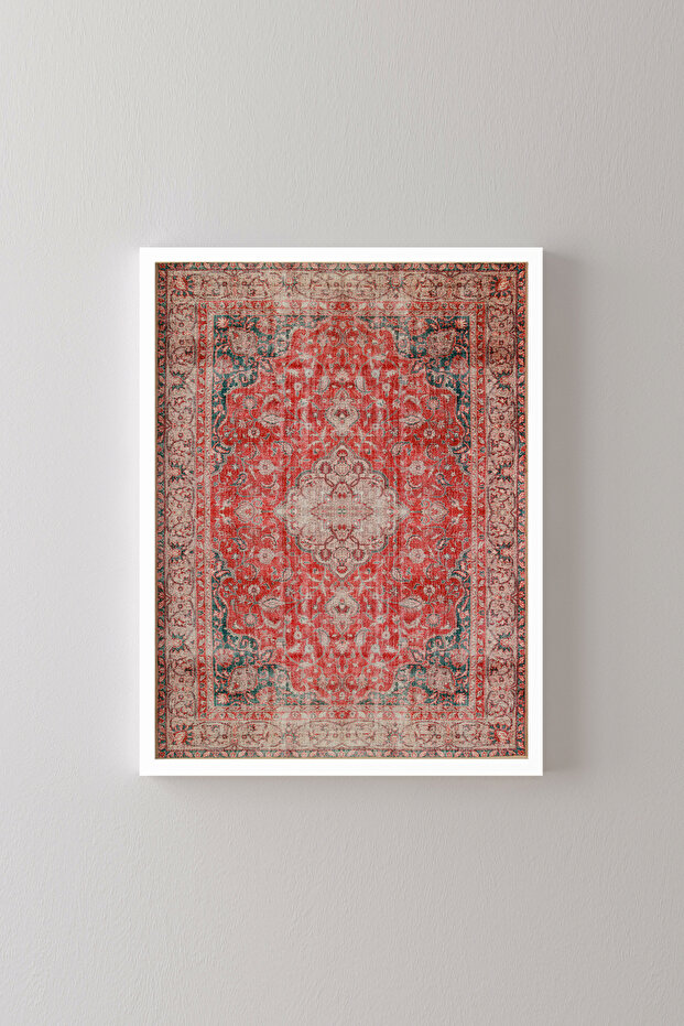 Carpet Pattern - White Frame