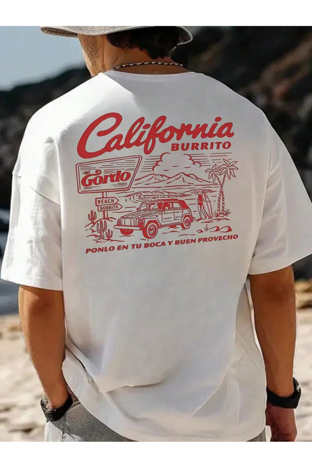 Premium Oversize Cut Short Sleeve Printed T-Shirt