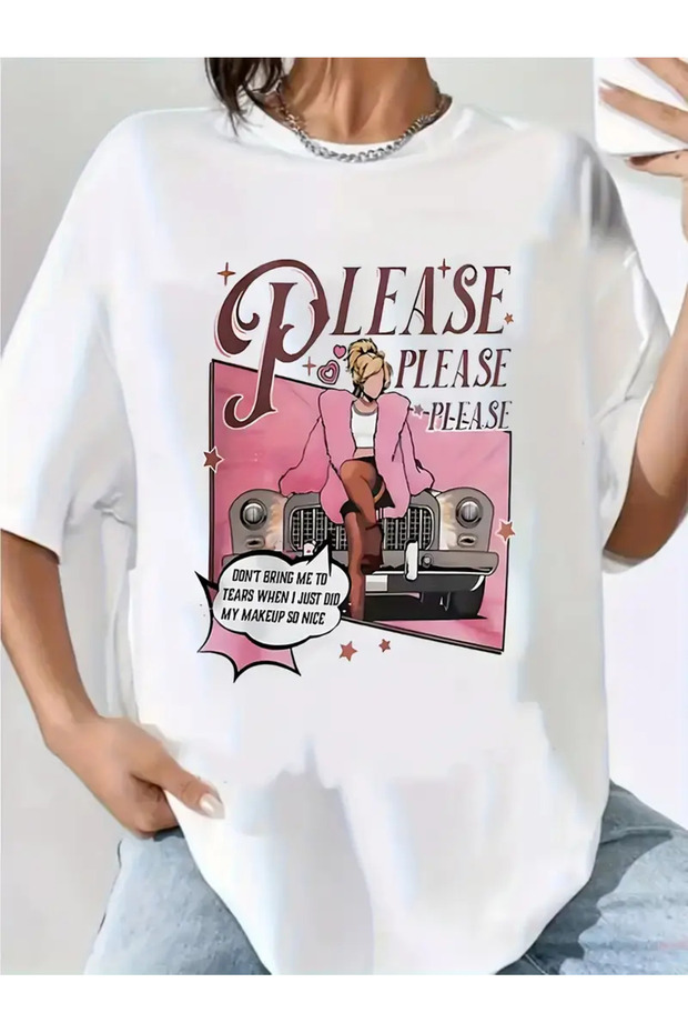 Premium Oversize Cut Short Sleeve Printed T-Shirt
