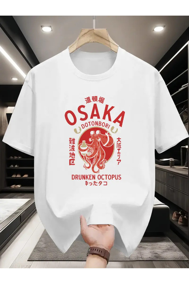 Premium Oversize Cut Short Sleeve Printed T-Shirt