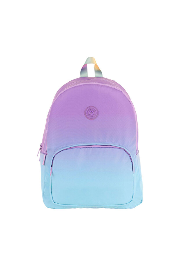 حقيبة ظهر بألوان قوس قزح ليلك K1799 - 1