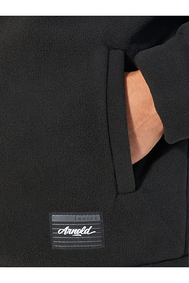 سترة من الصوف متعددة الاستخدامات مع إغلاق بسحاب كامل - 4