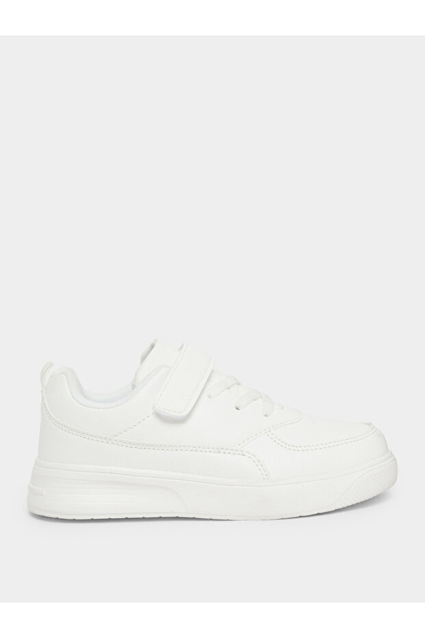 حذاء رياضي ذو منصة مع إغلاق بخطاف وحلقة - 1