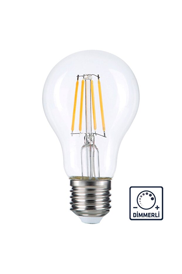 ERD-252 A60 ŞEFFAF 8W 3000K E27 LED AMPUL - 1