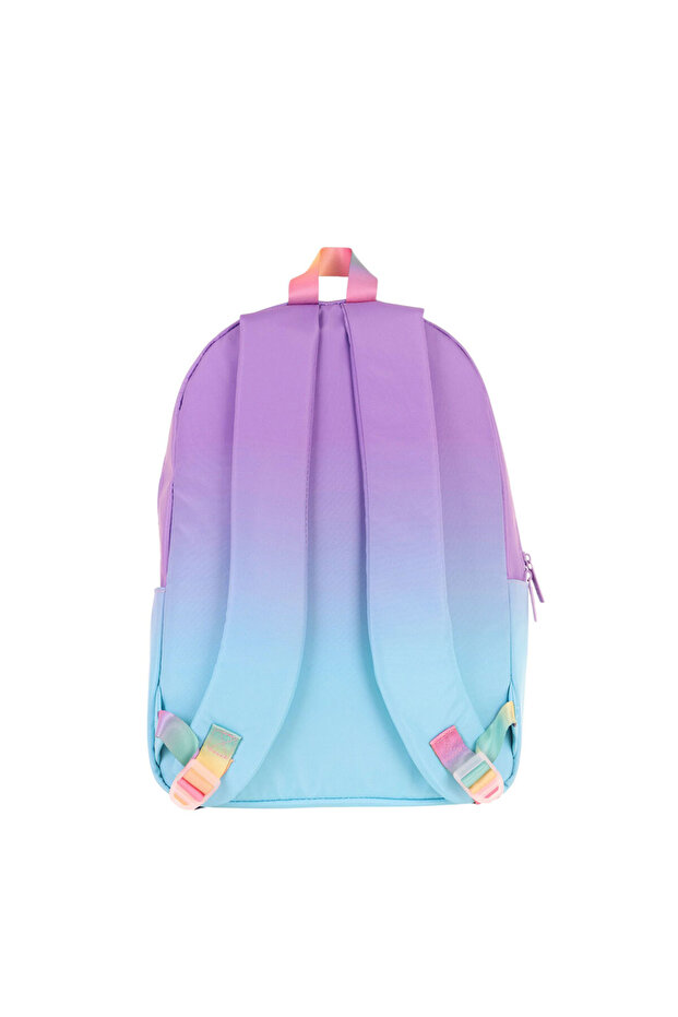 حقيبة ظهر بألوان قوس قزح ليلك K1799 - 3