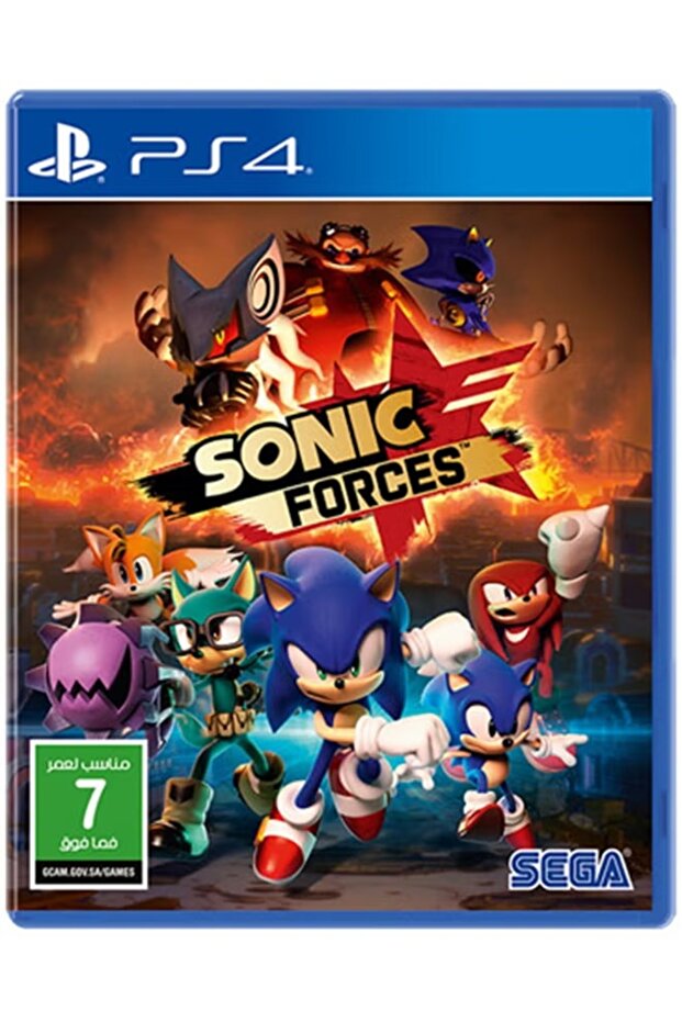 Sonic Forces D1 Bonus PS4 KSA Version – لعبة مغامرات عالية السرعة تدعم اللغتين الإنجليزية والعربية