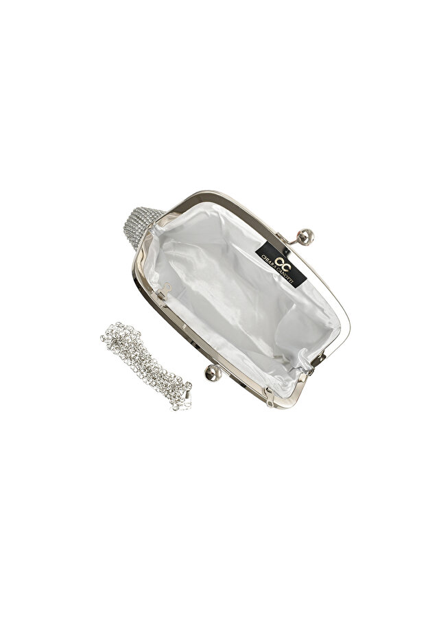 Evening bag BG18314, Argento - 4