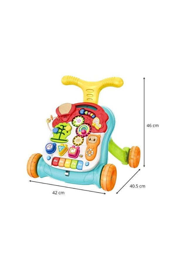 Multifunctional interactive walker, activity table, sound effects, height adjustment handle - 13