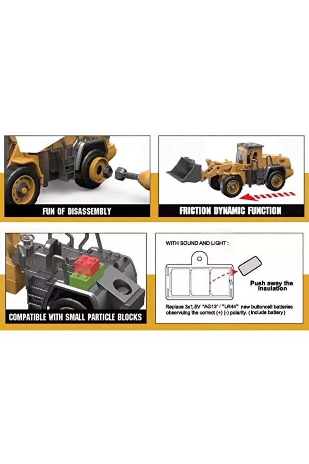 Vinç Kepçe Kırıcı Montaj İnşaat Seti - 3