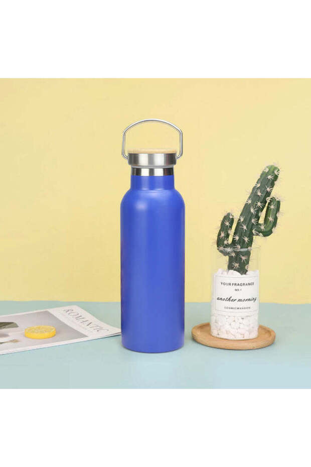 Blue Thermos Flask