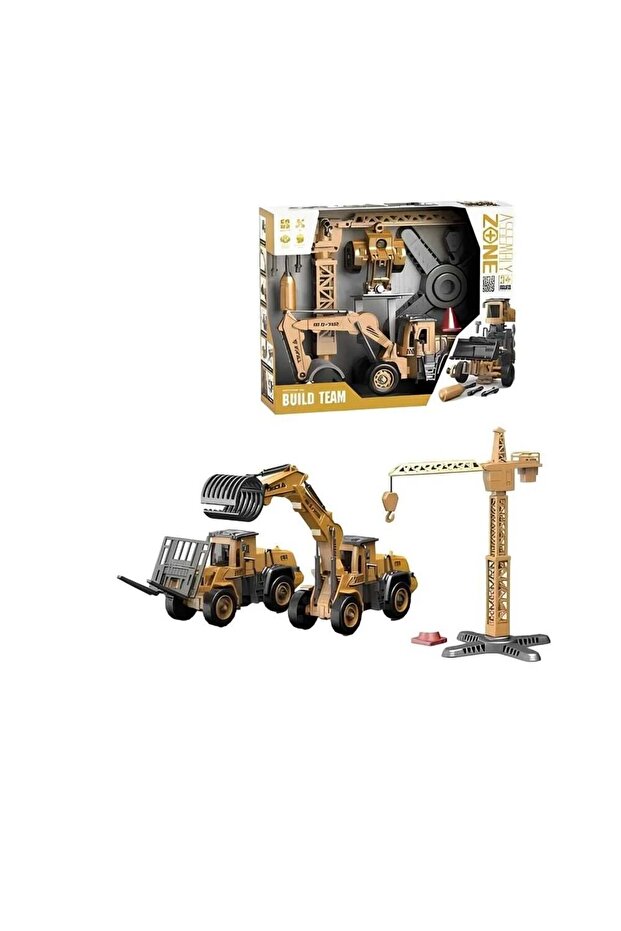 Vinç Kepçe Kırıcı Montaj İnşaat Seti - 2