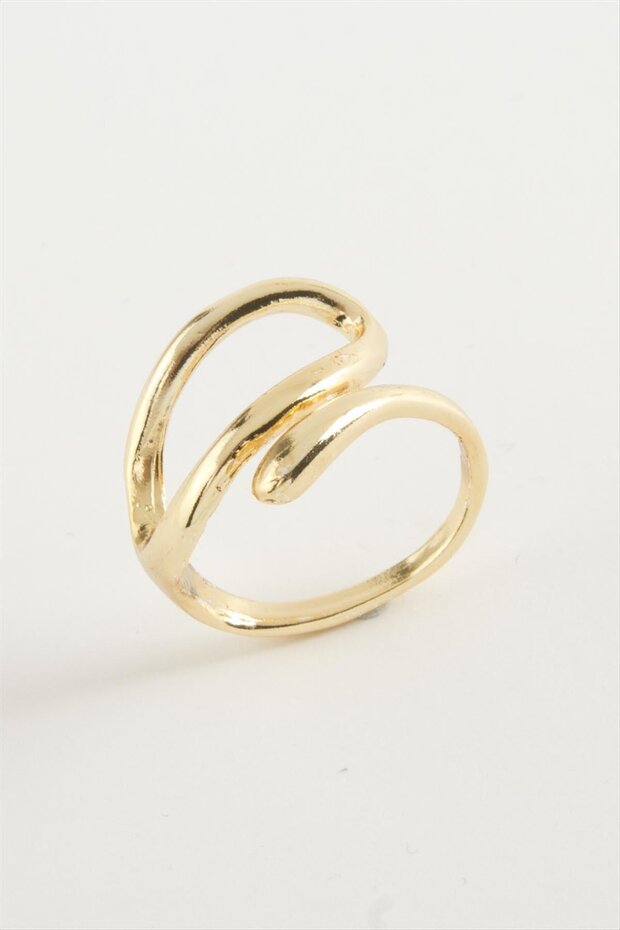 حلقة معدنية بيضاوية - 1