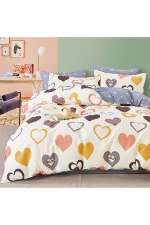 King Size Percale Double Bedding Set Printed 100% Cotton