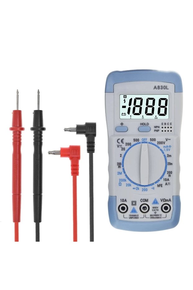 Multimetru digital, AC/DC, A830L, LCD