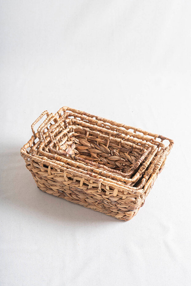 Soléa Hasır 4 lü Sepet Seti - 4