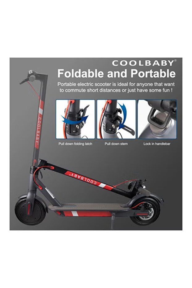 سكوتر كهربائي قابل للطي - 7