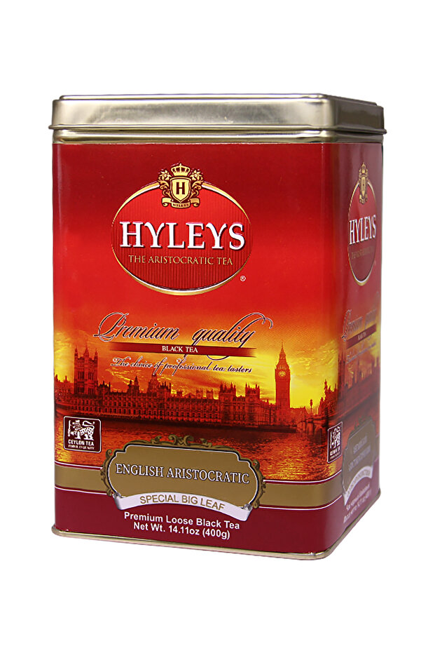 شاي هايليز الانجليزي اوراق 400 جرام معدن Tea Natural English Aristocratic Premium Black Tea